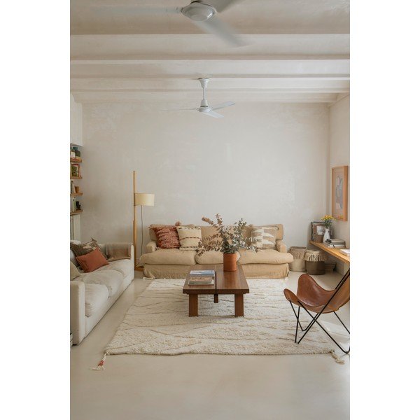 Bílý pratelný ručně tkaný vlněný koberec 170x240 cm Enkang Ivory – Lorena Canals-image-4