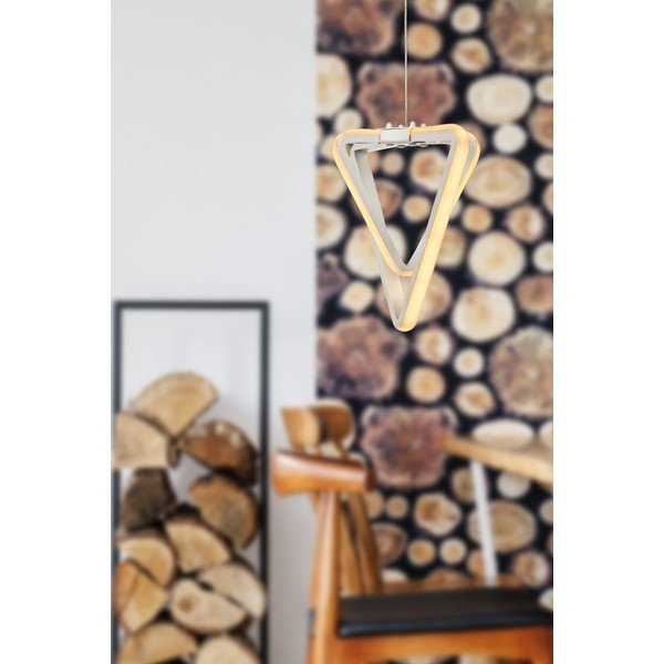 Bílé kovové LED závěsné svítidlo ø 20 cm Baris – Squid Lighting-image-1