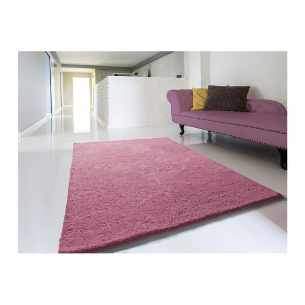 Růžový koberec Universal Shanghai Liso, 200 x 290 cm-image-1