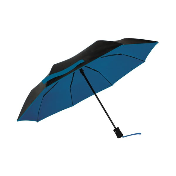 Černo-modrý větruodolný deštník s UV ochranou Ambiance, ⌀ 97 cm