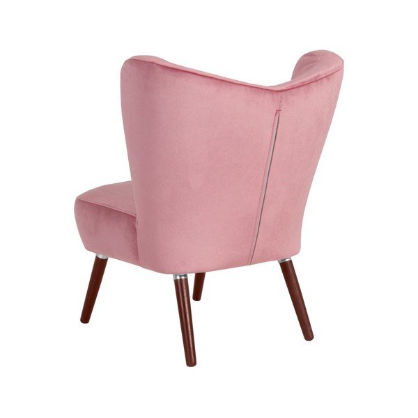 Růžové křeslo Max Winzer Sari Velvet-image-2