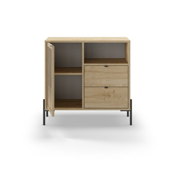 Skříňka v dekoru dubu v přírodní barvě 80x80 cm Inca – Marckeric-image-4