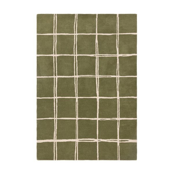 Zelený ručně tkaný vlněný koberec 160x230 cm – Asiatic Carpets