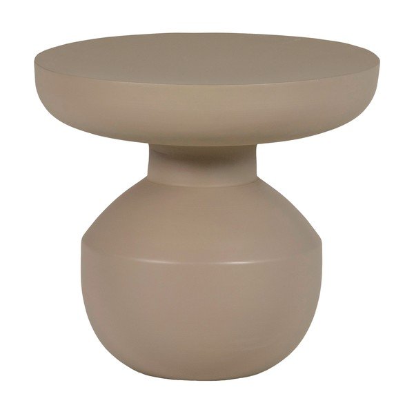 Kovový kulatý odkládací stolek ø 45 cm Bova – WOOOD