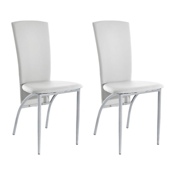 Sada 2 bílých  jídelních židlí Støraa Nevada