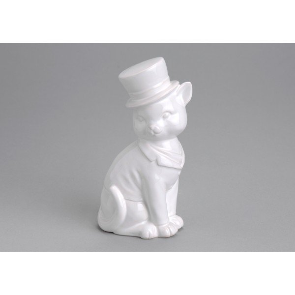 Dekorace White Cat Hat