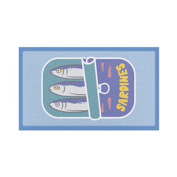 Rohožka z recyklovaného plastu 40x70 cm Sardine Tin – Artsy Doormats
