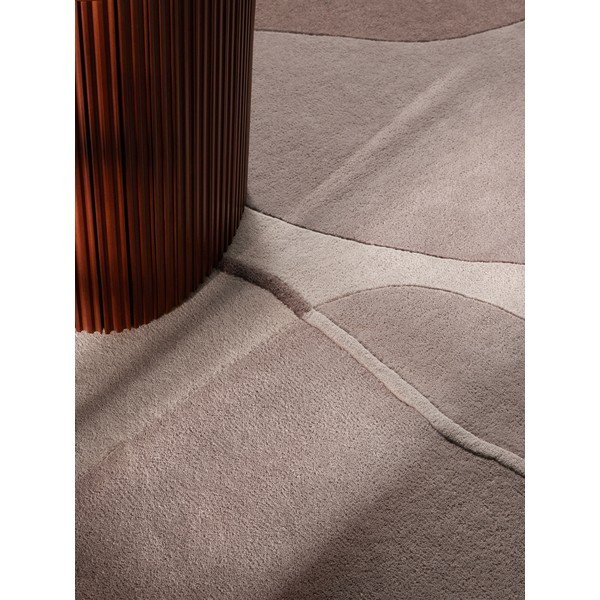 Fialový vlněný kulatý koberec ø 200 cm Virelle – Villeroy&Boch-image-4