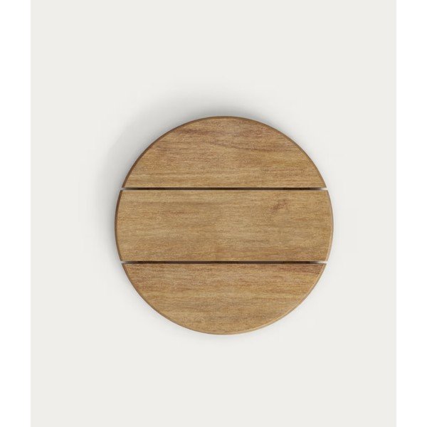 Kulatý zahradní konferenční stolek s deskou z akácie ø 43 cm Saura – Kave Home-image-3