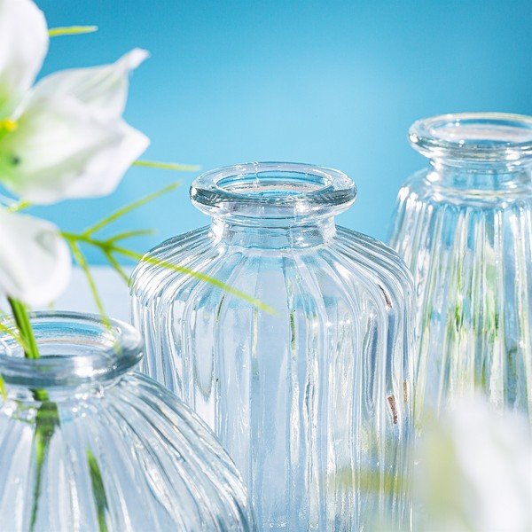 Sada 3 skleněných váz Sass & Belle Bud-image-2