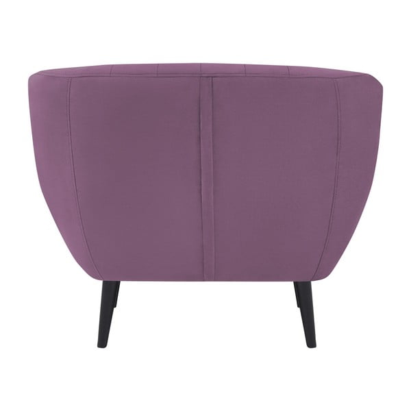 Fialové křeslo Mazzini Sofas Toscane, černé nohy-image-2