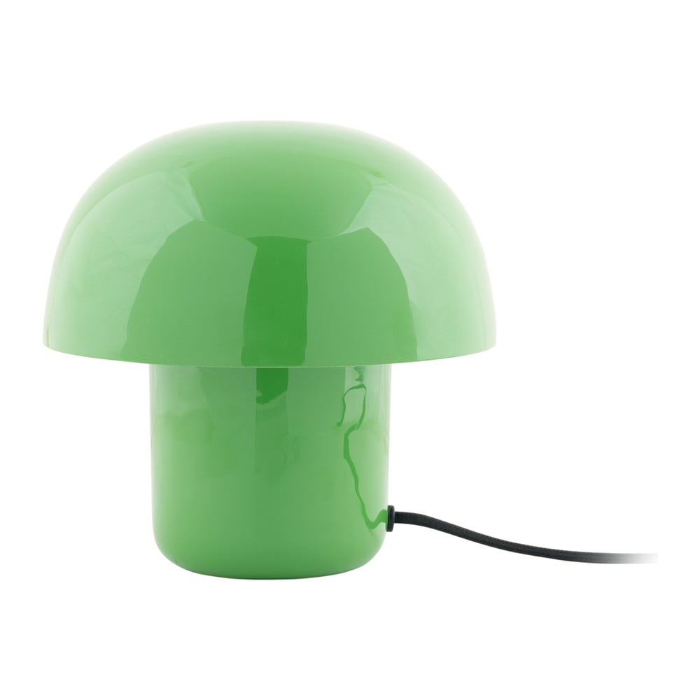Zelená stolní lampa s kovovým stínidlem (výška 20 cm) Fat Mushroom – Leitmotiv