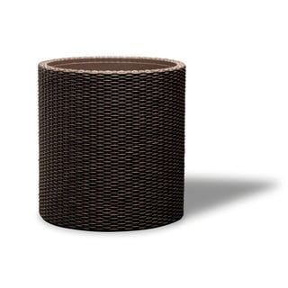 Hnědý květináč Keter Planter, ø 35 cm