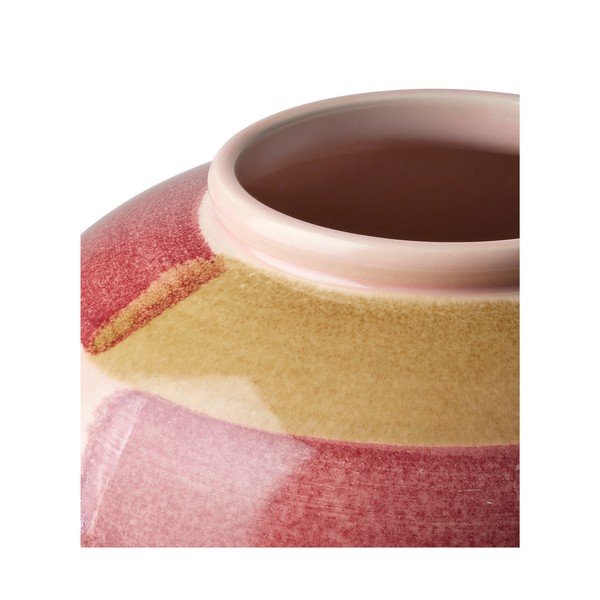 Růžová keramická váza ø 21,5 cm Canvas - Kähler Design-image-4