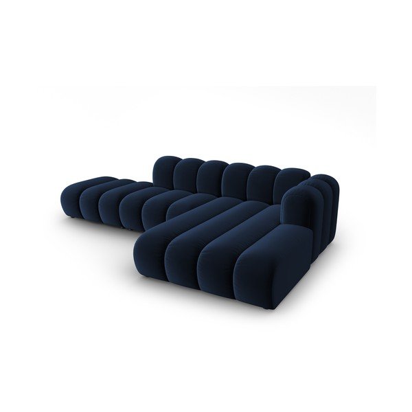 Tmavě modrá rohová pohovka (pravý roh) Lupine – Micadoni Home-image-2