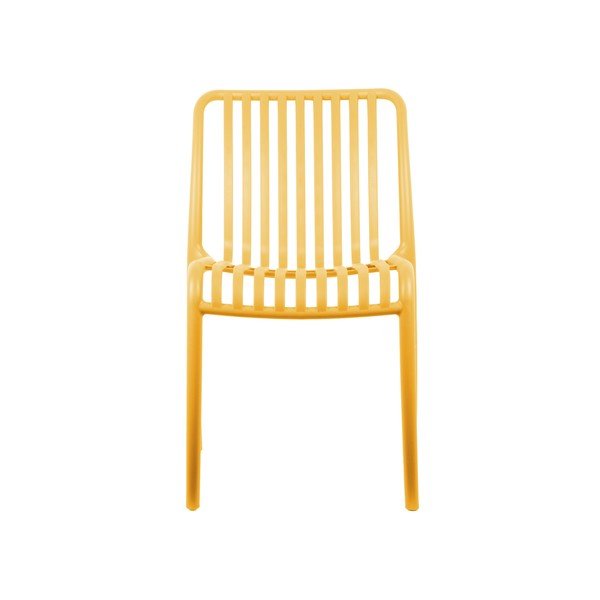Žlutá plastová jídelní židle Glee – Leitmotiv-image-3