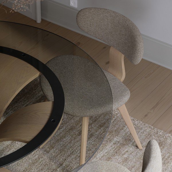 Jídelní židle ve světle přírodní barvě Buckle – DAN-FORM Denmark-image-2