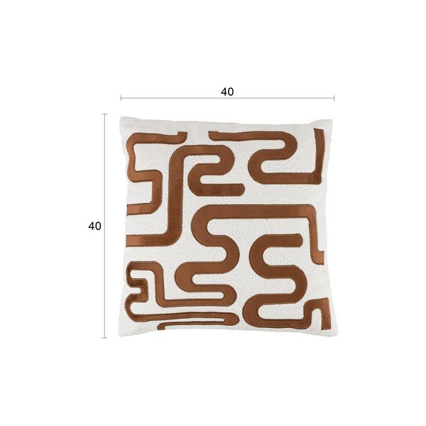 Sametový dekorační polštář 40x40 cm Ayur – White Label