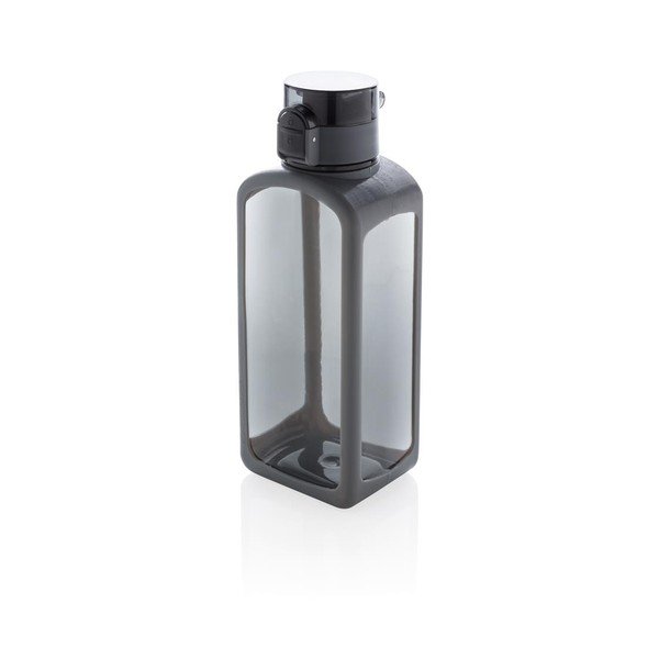 Černá uzamykatelná lahev s automatickým otvíráním XD Design Collection, 600 ml