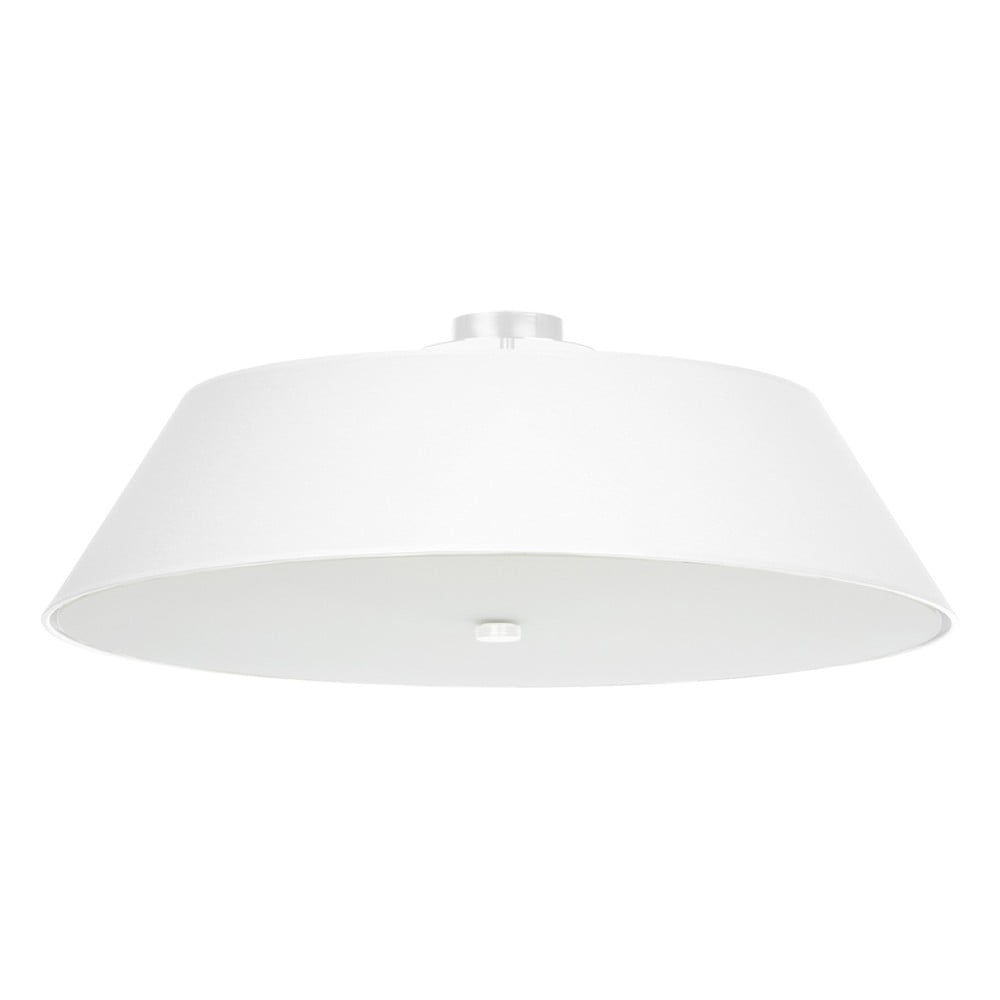 Bílé stropní svítidlo s textilním stínidlem ø 70 cm Hektor – Nice Lamps