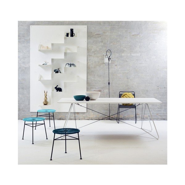 Světle modrý odkládací stolek OK Design Centro-image-1