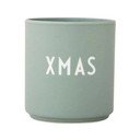 Zelený hrnek z imitace porcelánu Design Letters Favourite, 0,25 l