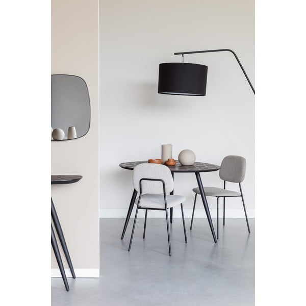 Kulatý jídelní stůl z teakového dřeva 76x111 cm Webster – White Label-image-1