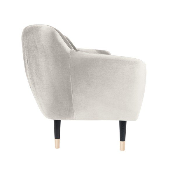 Krémová pohovka s černými nohami Mazzini Sofas Benito, 158 cm-image-3