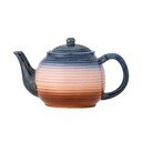 Modrá/oranžová keramická konvice na čaj se sítkem 890 ml Tatum – Bloomingville