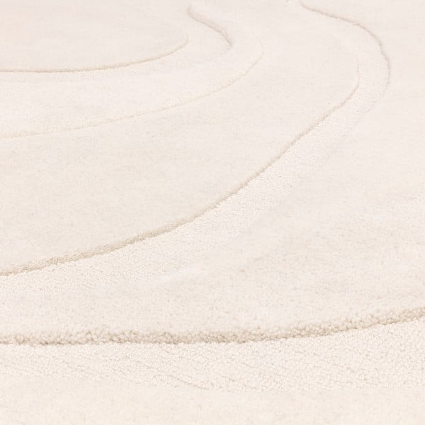 Bílý vlněný koberec 160x230 cm Olsen – Asiatic Carpets-image-1