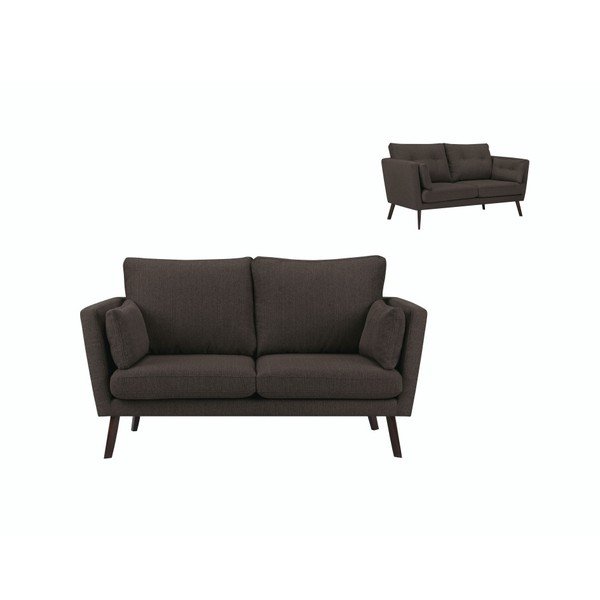 Hnědá 2místná pohovka Mazzini Sofas Elena-image-2