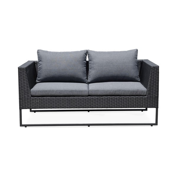 Šedý zahradní set nábytku z umělého ratanu Bonami Essentials Diamond-image-4