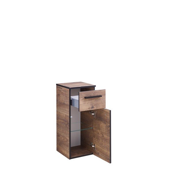 Hnědá nízká koupelnová skříňka v dekoru dubu 30x72 cm Set 374 - Pelipal-image-2