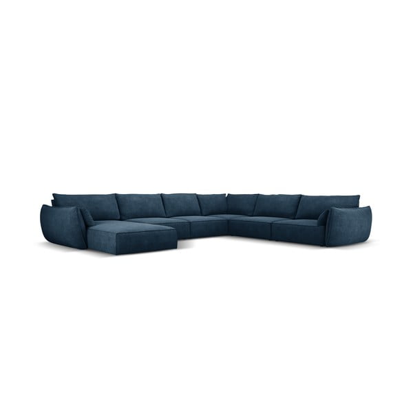 Tmavě modrá rohová pohovka (pravý roh) Vanda – Mazzini Sofas-image-2