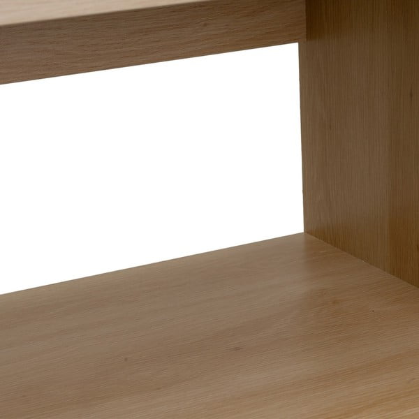 Knihovna v přírodní barvě 80x120x40 cm Naroa – Casa Selección-image-3