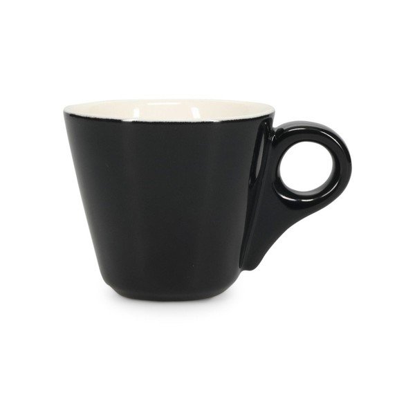 Černý porcelánový šálek na espresso 80 ml Barista – BonBistro