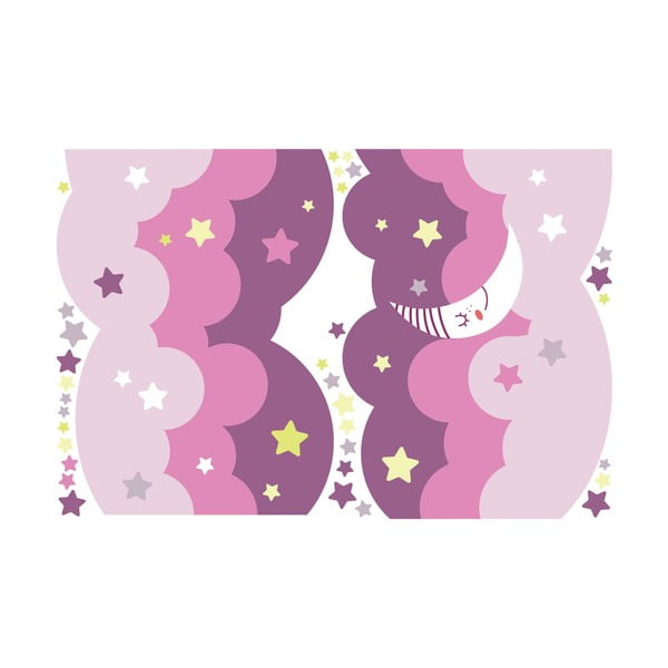 Nástěnná samolepka Ambiance Scandinavian Clouds Starry Sky-image-2