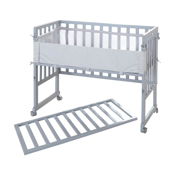 Šedá postýlka 90x45 cm – Roba-image-2