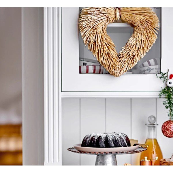 Bílo-zelené misky s vánočním motivem z kameniny v sadě 2 ks 500 ml Jolly – Bloomingville-image-1