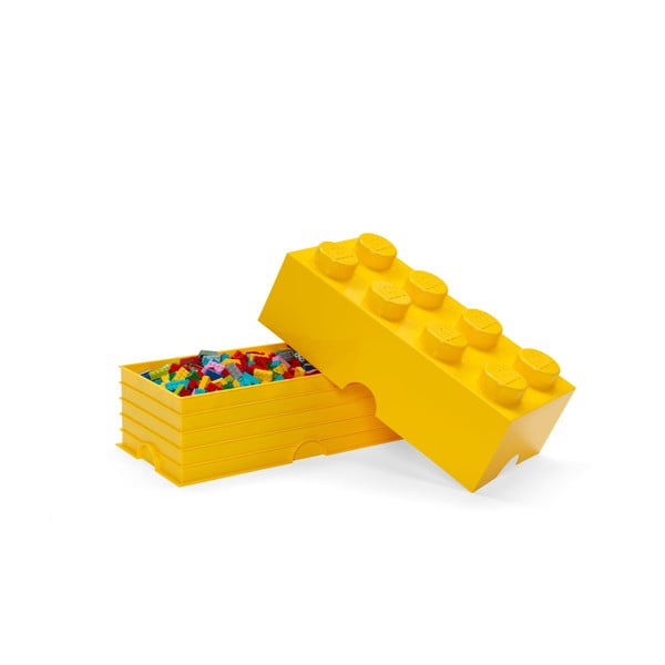 Tmavě žlutý úložný box LEGO®-image-2