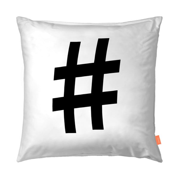 Sada 2 bavlněných povlaků na polštář Blanc Hashtag-image-3