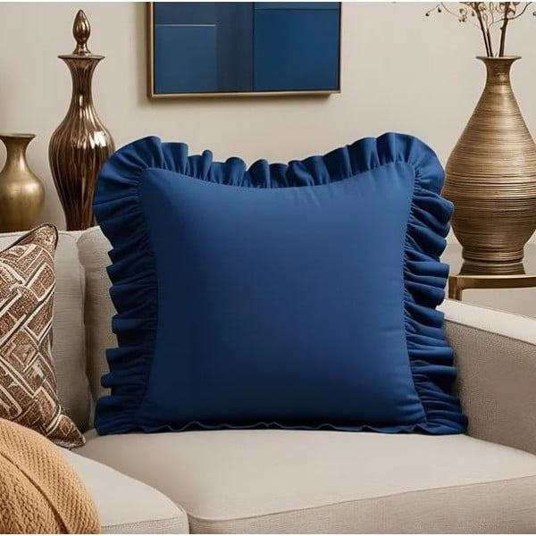 Povlak na polštář s příměsí bavlny 40x40 cm Ruffled – Mila Home-image-4