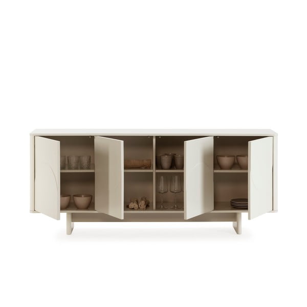 Krémová komoda 180x75x40 cm Solei – MOME-image-2