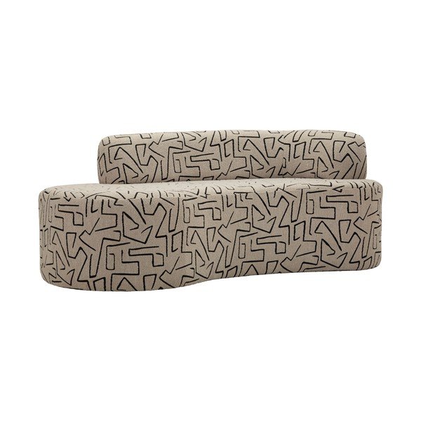 Béžová pohovka z textilie bouclé 176 cm Nairobi – Mauro Ferretti-image-2