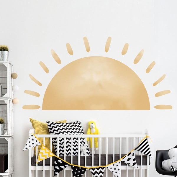 Dětská samolepka na zeď 155x75 cm Watercolor Sun – Ambiance-image-4