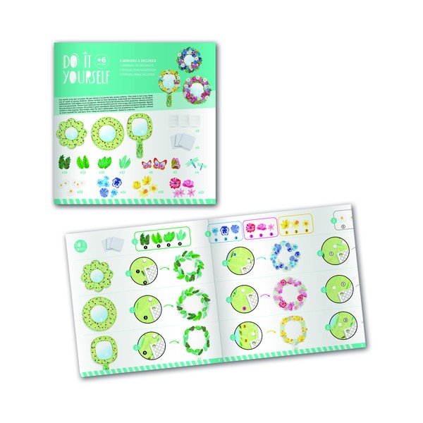 Set pro výrobu 3 dekorativních zrcátek Djeco Fairy-image-2