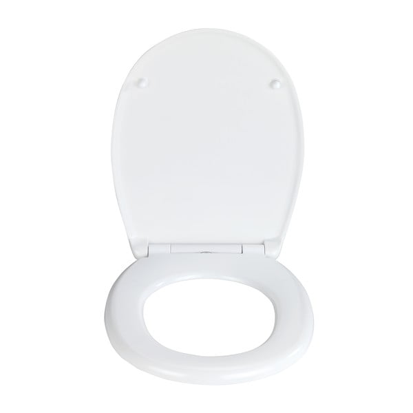Bílé WC sedátko z nerezové oceli Wenko Vorno-image-2