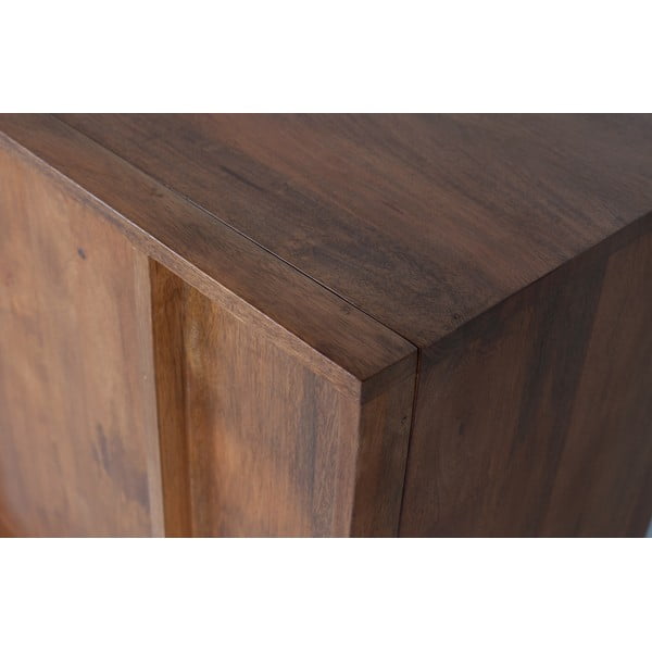 Hnědá komoda z mangového dřeva WOOOD Forrest, šířka 160 cm-image-3