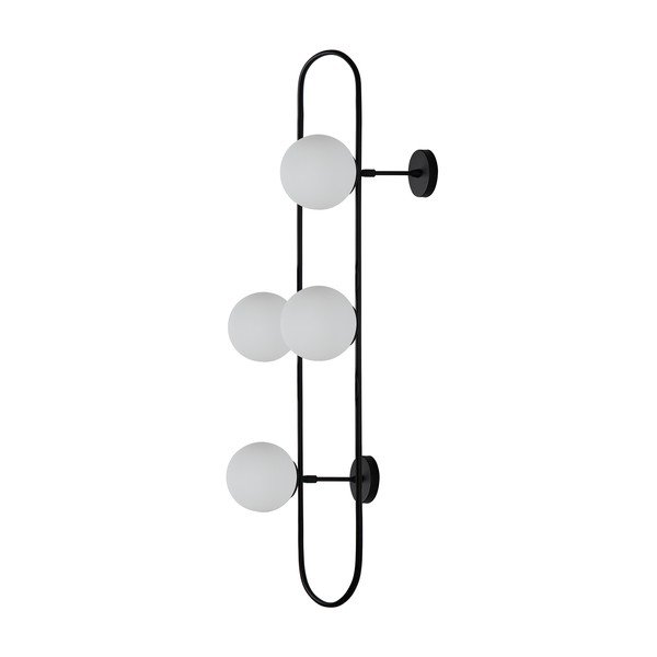 Černé nástěnné svítidlo Squid Lighting Elips, výška 124 cm-image-3