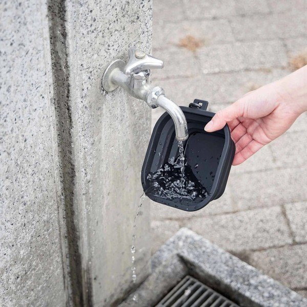 Silikonová skládací cestovní miska pro domácího mazlíčka Nooks – YAMAZAKI-image-3